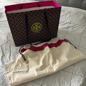 Tory Burch gift bag and dust bag